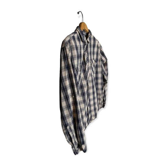 Chals Long Sleeved Button Down Plaid Shirt Size XXL - Picture 7 of 13